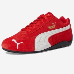 Puma  Speedcat Red and White Sneakers